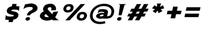 Arkais Extra Italic Expanded Font OTHER CHARS