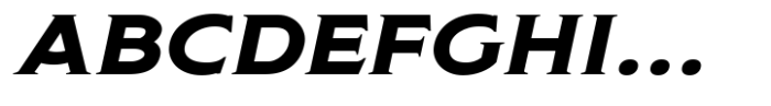 Arkais Extra Italic Expanded Font UPPERCASE