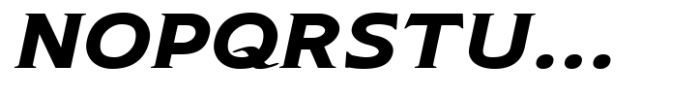Arkais Extra Italic Expanded Font UPPERCASE