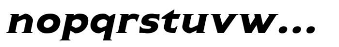Arkais Extra Italic Expanded Font LOWERCASE