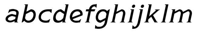 Arkais Light Italic Font LOWERCASE