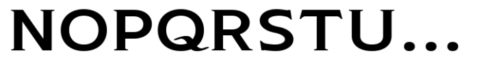 Arkais Medium Expanded Font UPPERCASE
