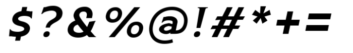Arkais Medium Italic Font OTHER CHARS