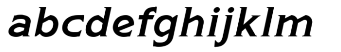 Arkais Medium Italic Font LOWERCASE