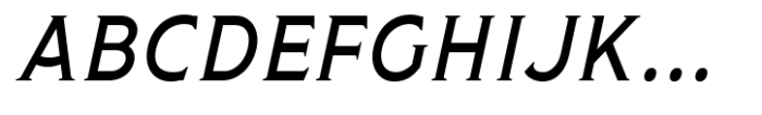 Arkais Regular Italic Condensed Font UPPERCASE