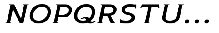 Arkais Regular Italic Expanded Font UPPERCASE