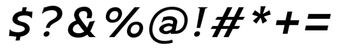 Arkais Regular Italic Font OTHER CHARS