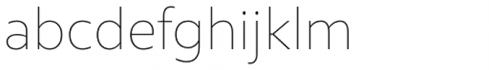Arkit Hairline Font LOWERCASE