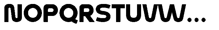 Arko Black A Font UPPERCASE