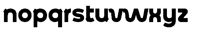 Arko Black A Font LOWERCASE