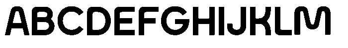 Arko Bold Font UPPERCASE