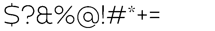 Arko Extra Light A Font OTHER CHARS