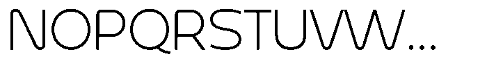 Arko Extra Light A Font UPPERCASE
