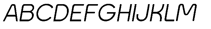 Arko Light A Italic Font UPPERCASE