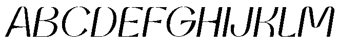 Arko Poster Arko P Regular Italic Font