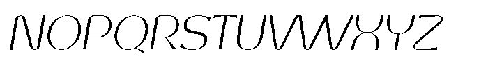 Arko Poster Small CAPS Extra Light Italic Font LOWERCASE