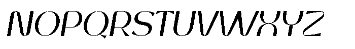 Arko Poster Small CAPS Regular Italic Font LOWERCASE