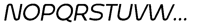 Arko Regular A Italic Font UPPERCASE
