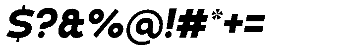 Arko Small CAPS Arko CA Black Italic Font OTHER CHARS