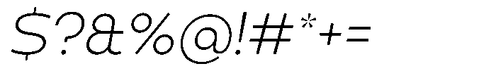 Arko Small CAPS Arko CA Extra Light Italic Font OTHER CHARS