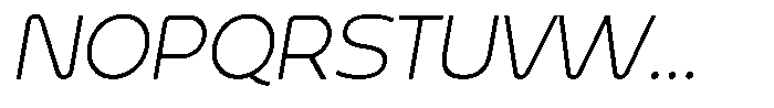 Arko Small CAPS Arko CA Extra Light Italic Font UPPERCASE