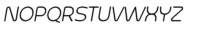 Arko Small CAPS Arko CA Extra Light Italic Font LOWERCASE