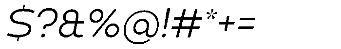 Arko Small CAPS Arko CA Light Italic Font OTHER CHARS