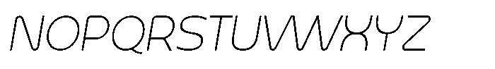 Arko Small CAPS Arko CA Thin Italic Font LOWERCASE