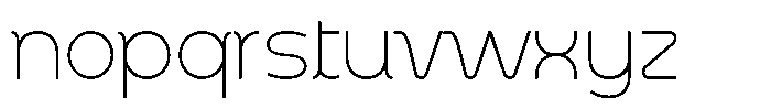 Arko Thin A Font LOWERCASE