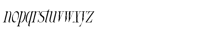 Arkvell Italic Font LOWERCASE