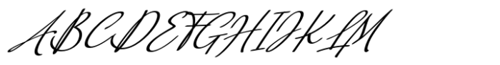 Arlanda Script Bold Italic Font UPPERCASE