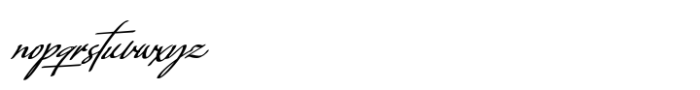 Arlanda Script Bold Italic Font LOWERCASE