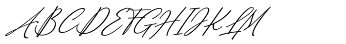 Arlanda Script Italic Font UPPERCASE