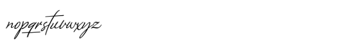 Arlanda Script Regular Font LOWERCASE