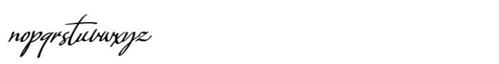 Arlanda Script Swash Bold Font LOWERCASE