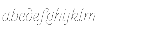 Arlette Hairline Italic FONT