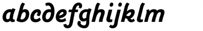 Arlette Medium Italic Font LOWERCASE