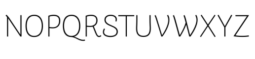 Arlette Thai Light Font UPPERCASE