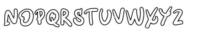 Arlo Lines Outline Font UPPERCASE