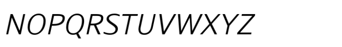 Arlonne Sans Pro Light italic Font UPPERCASE