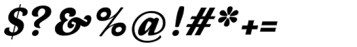Arlt SuperNegra Italic Font OTHER CHARS