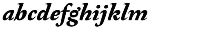Arlt SuperNegra Italic Font LOWERCASE