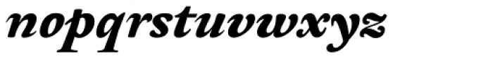 Arlt SuperNegra Italic Font LOWERCASE