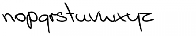 Armand Handwriting Font LOWERCASE