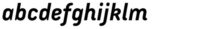 Armature Neue Sans Bold Italic Font LOWERCASE