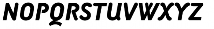 Armature Neue Sans ExtraBold Italic Font UPPERCASE