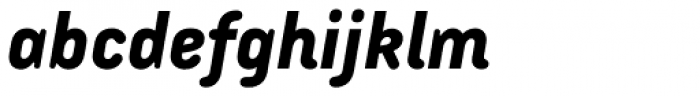 Armature Neue Sans ExtraBold Italic Font LOWERCASE