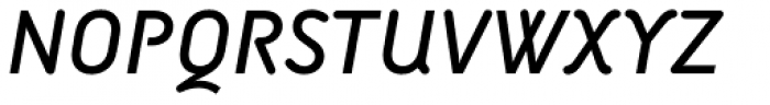 Armature Neue Sans Italic Font UPPERCASE