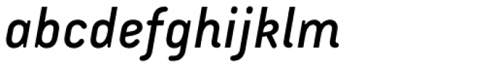 Armature Neue Sans Italic Font LOWERCASE
