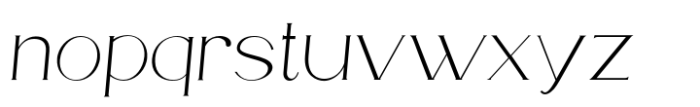 Armeria Italic Font LOWERCASE